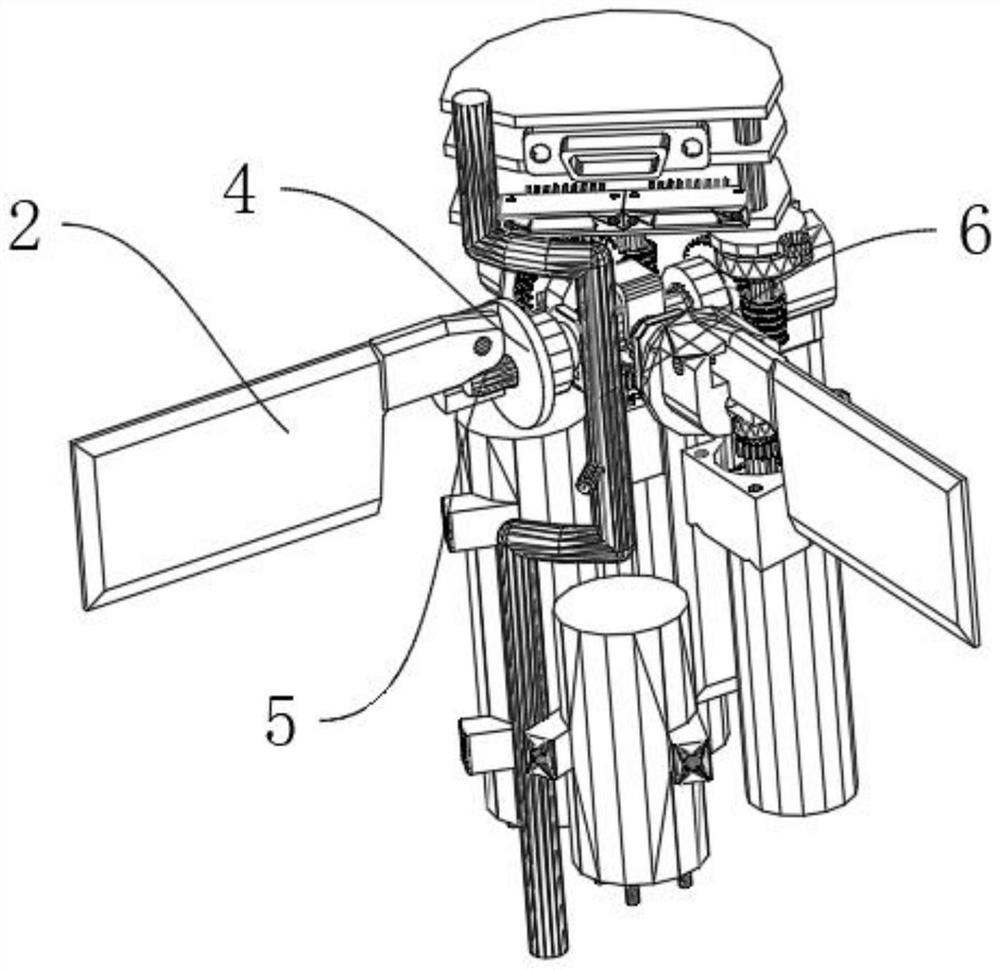 Pop-up mechanism applied to steering engine and steering wing of aircraft