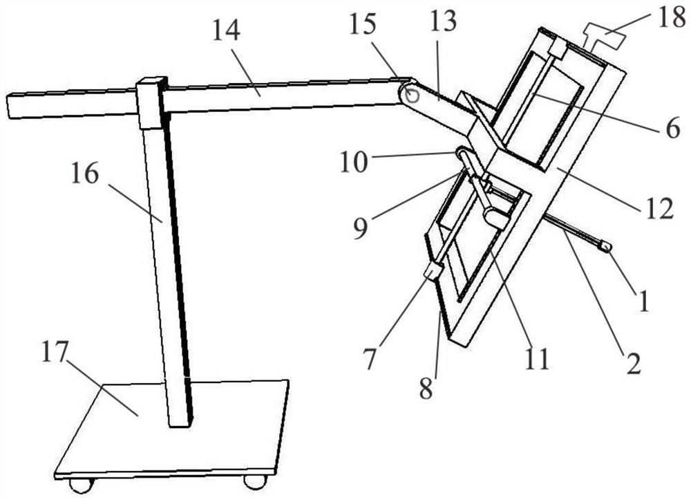 Automatic frost spraying device for automobile defrosting test and control method