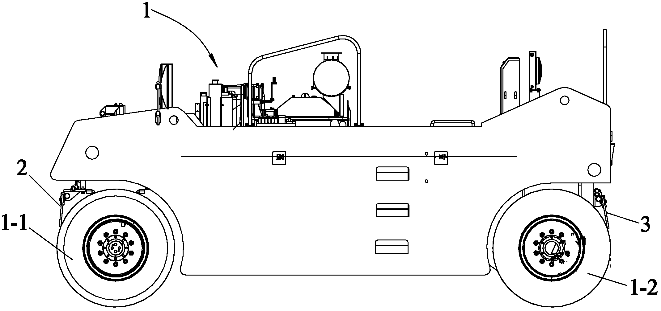 Water sprinkling apparatus for rubber tire roller