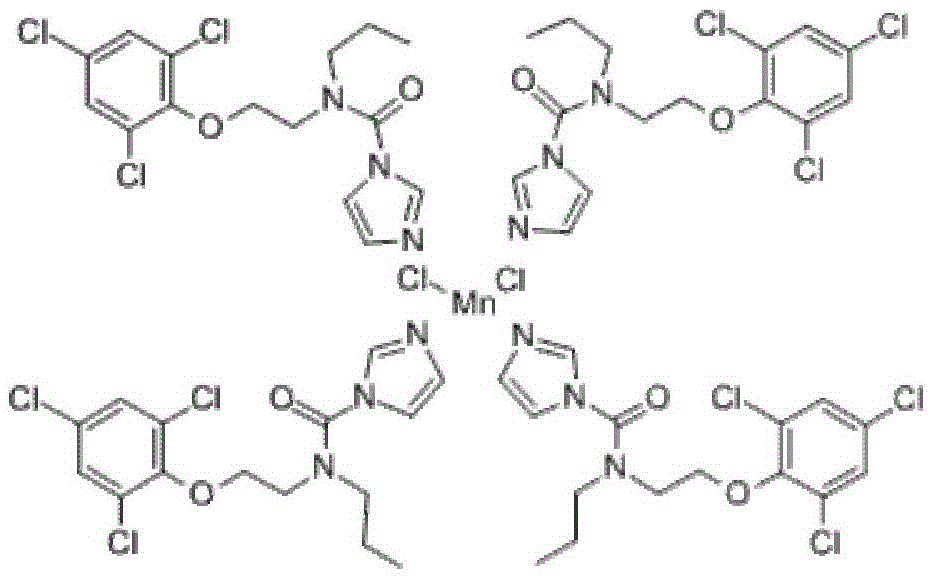 Pesticide composition containing propineb and prochloraz manganese