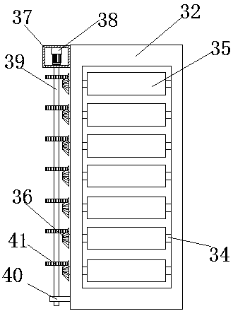 Bag loading and unloading device for flour packaging machine