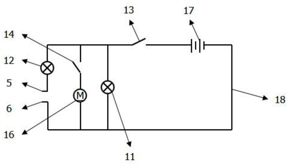 Strip mine blasting hole water depth detection device