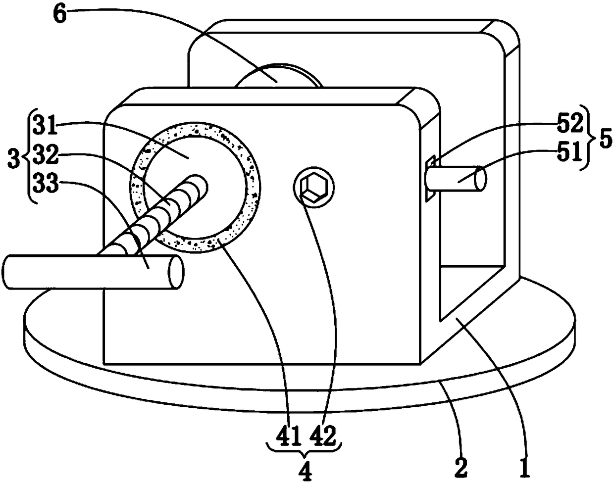 Rotatable fixture for grinding machine