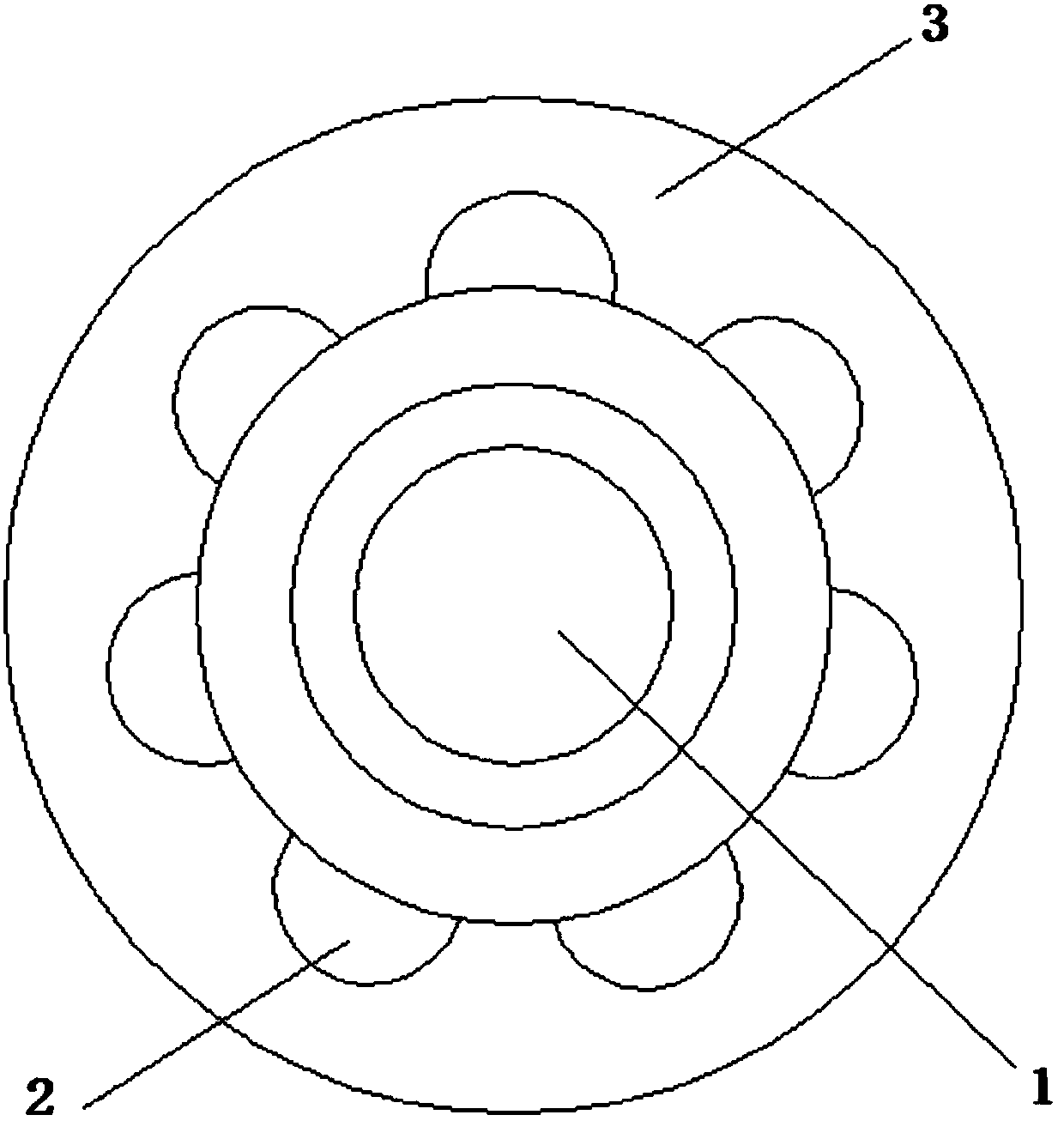 A high wear-resistant ceramic composite guide roller and its preparation method