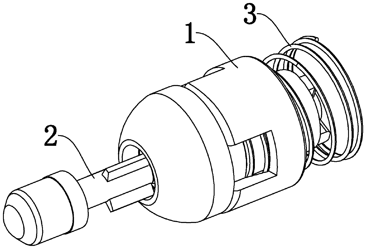 Non-return body assembly applied to electromagnetic pump and anti-blocking electromagnetic pump