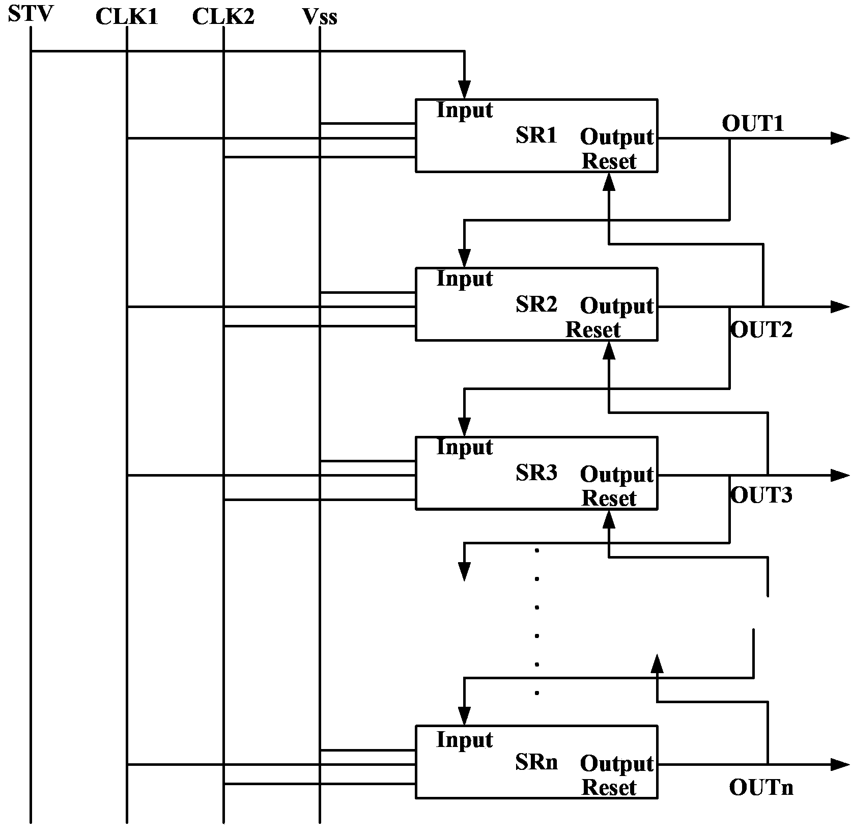 Bidirectional scanning control switch, grid drive circuit and working method