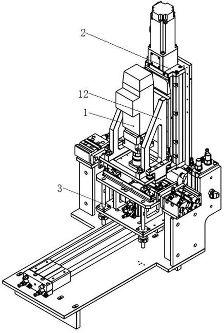 Automatic abrasive paper clamping type flexible automatic grinding device