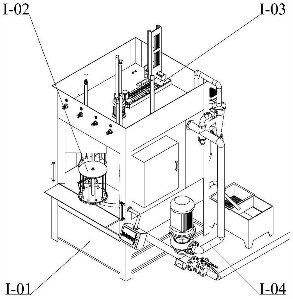 Hard alloy blade multi-procedure integrated automatic production line under robot scheduling