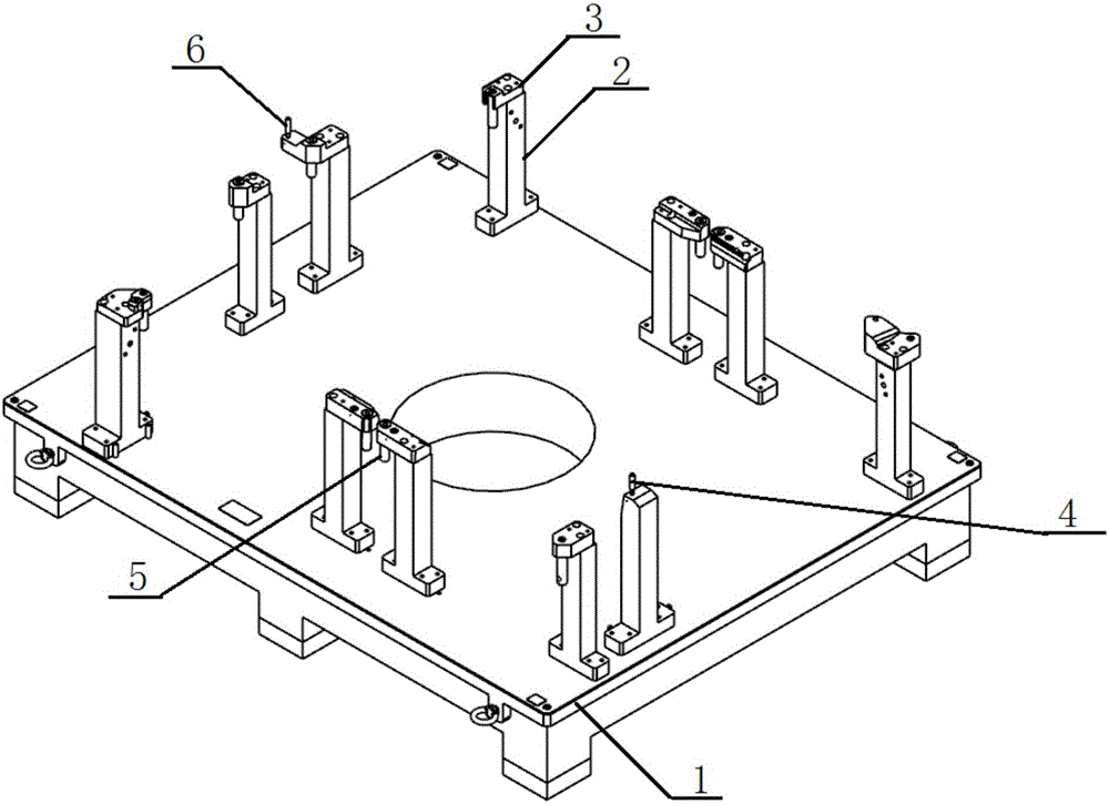 Three-dimensional measuring support