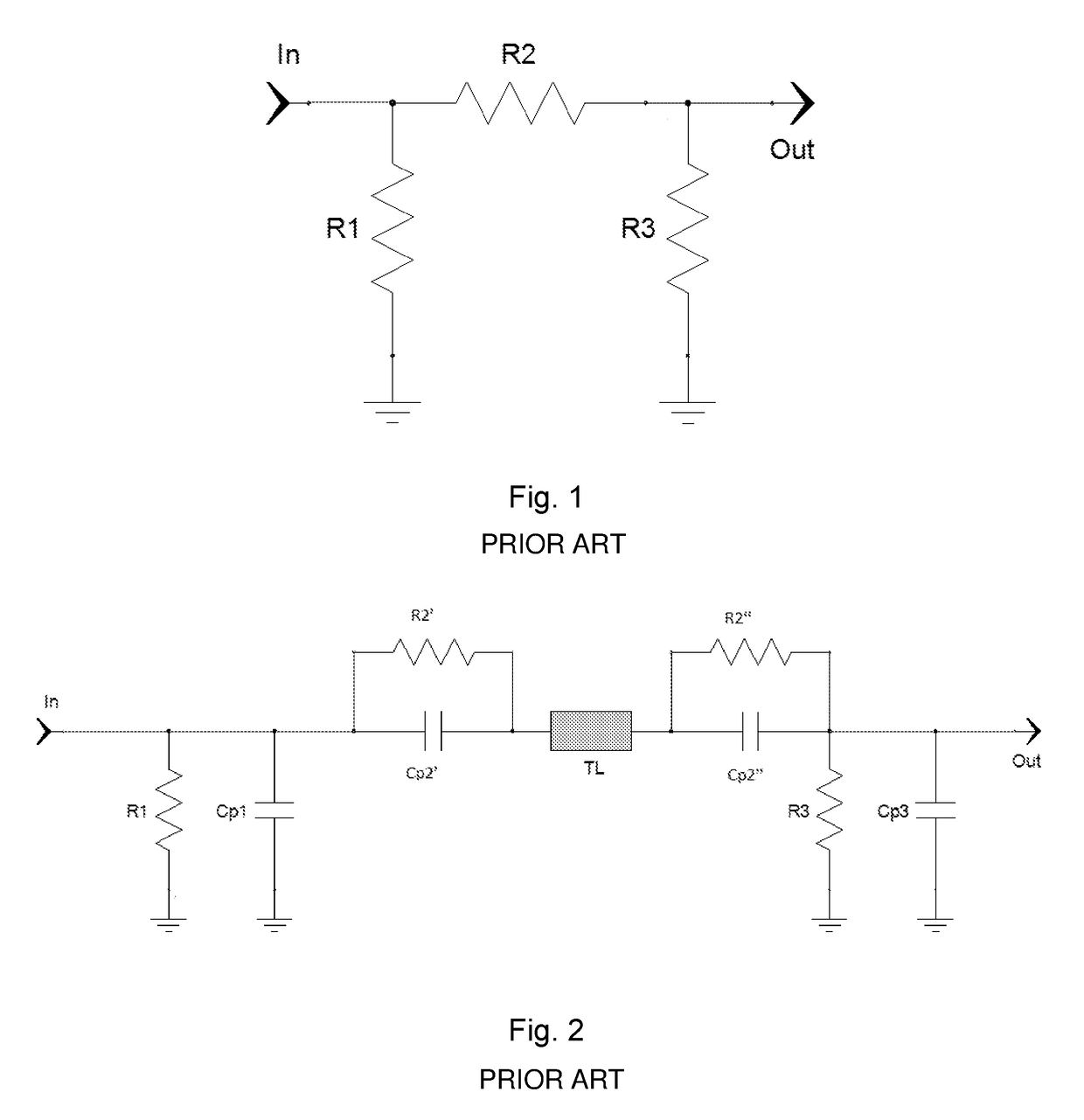 RF attenuator device and system