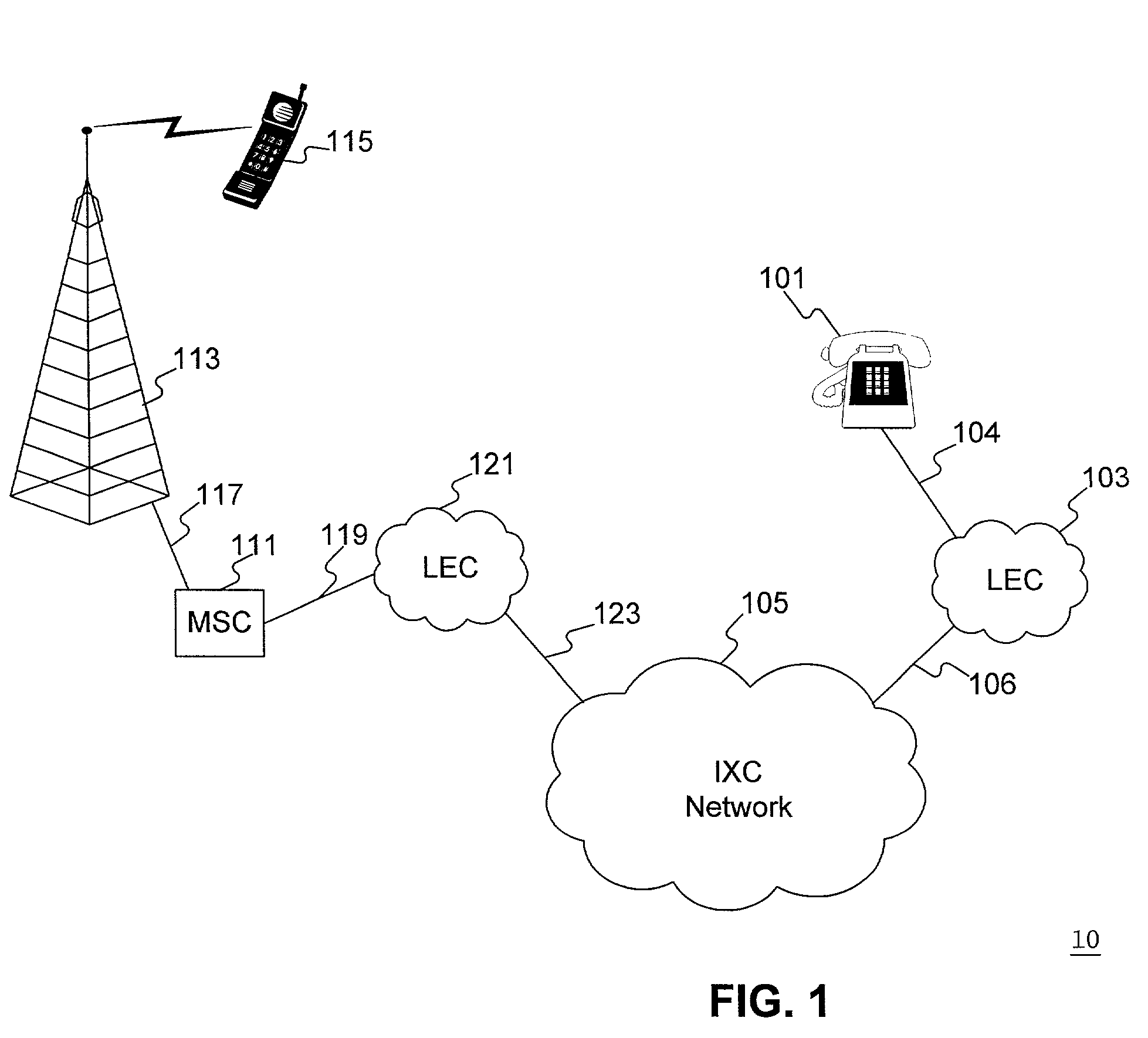 System and method for billing calls over a wireless network