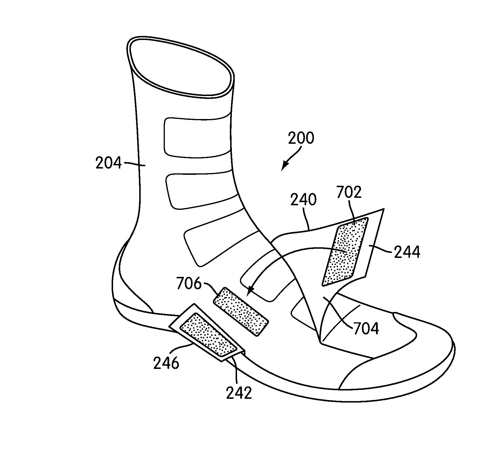Article of Footwear for Water Sports