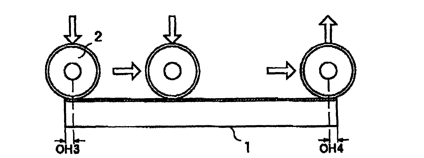 Scribing device and scribing method