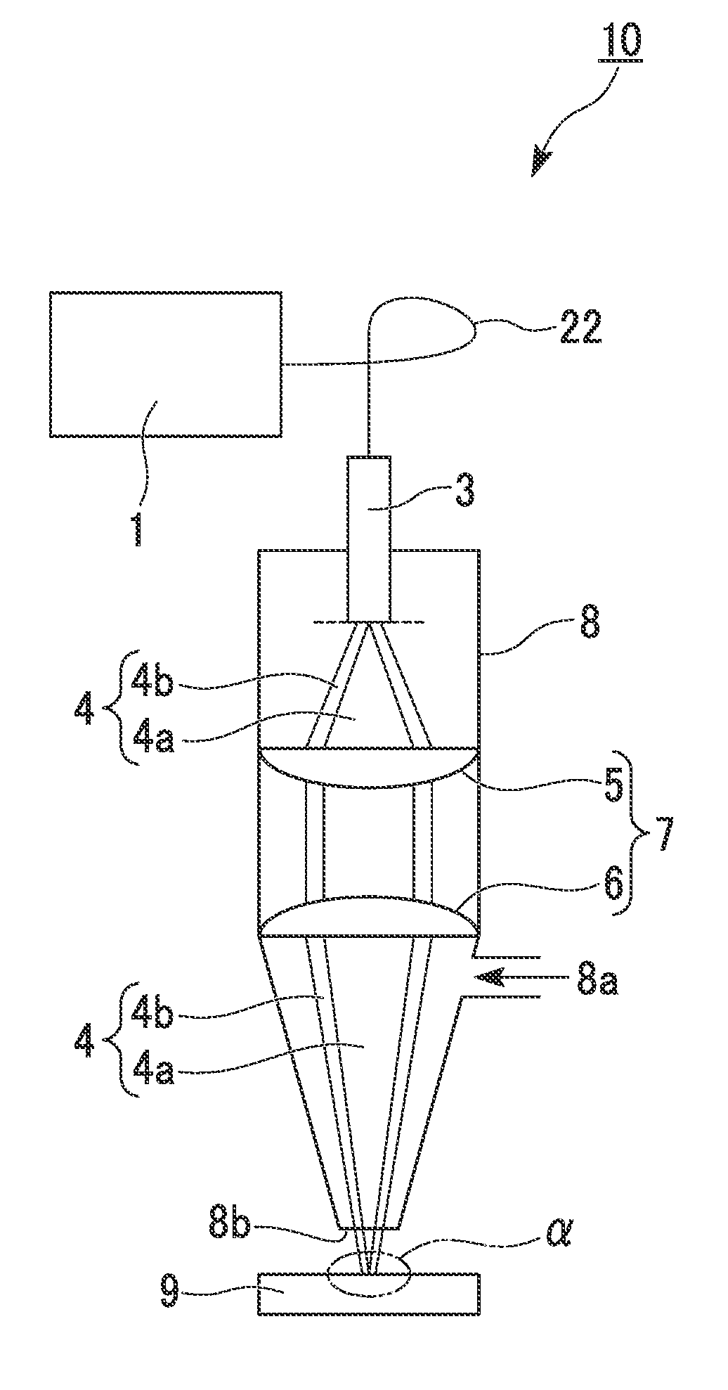 Laser apparatus and laser materials processing apparatus provided with same