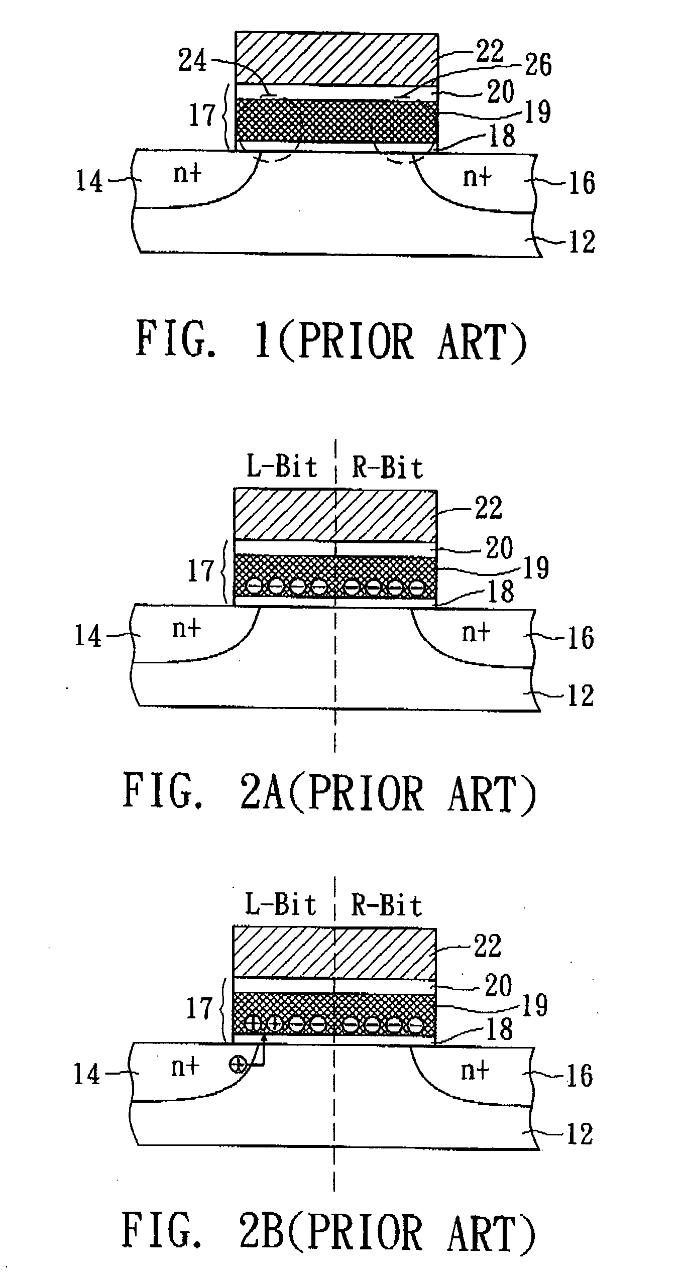 Method of identifying logical information in a programming and erasing cell by on-side reading scheme