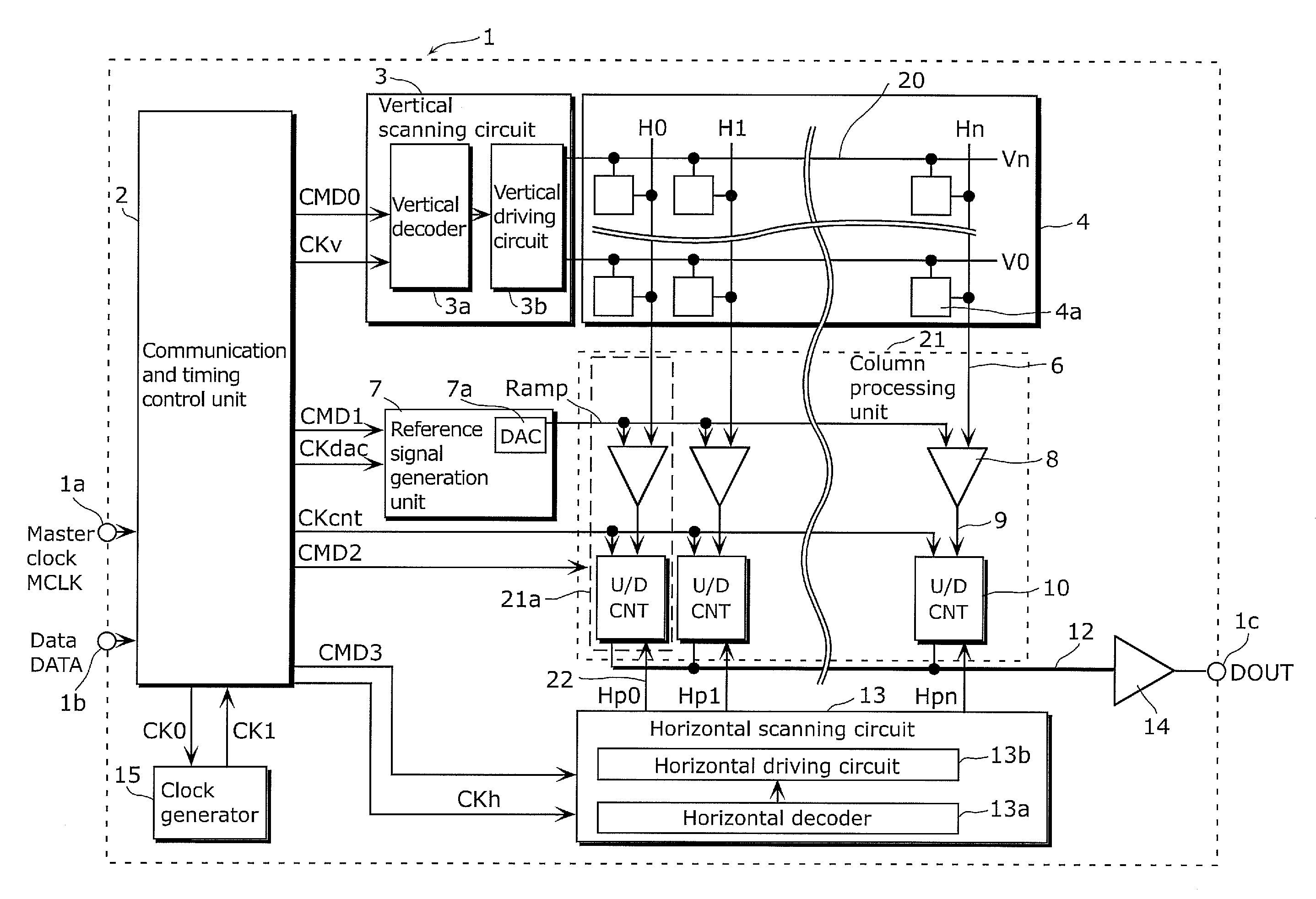 Solid-state imaging device, and imaging device
