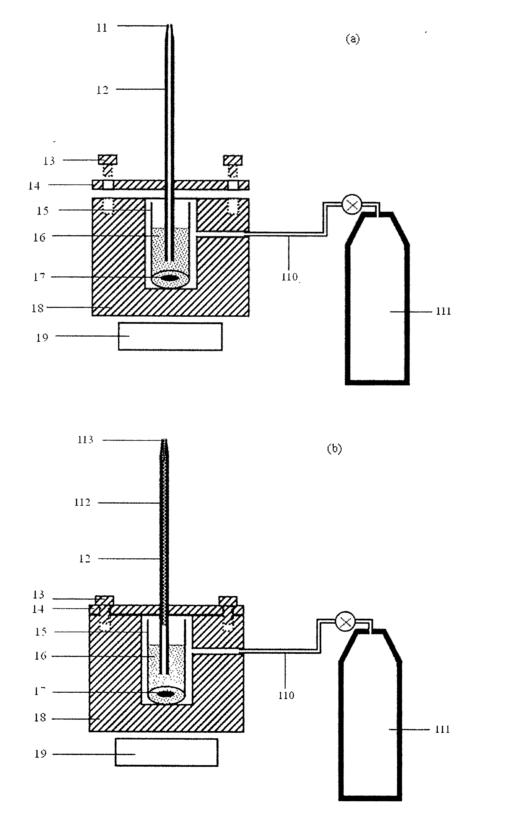 Method for packing separation column and nozzle needle integrated capillary column and manufacturing stopper