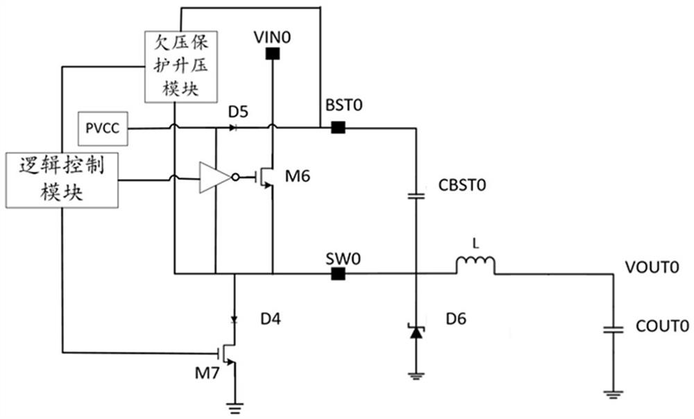 A circuit that can reduce the working voltage