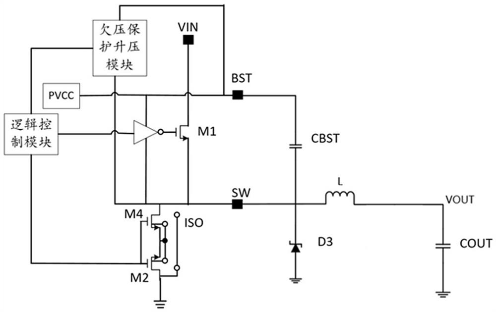 A circuit that can reduce the working voltage