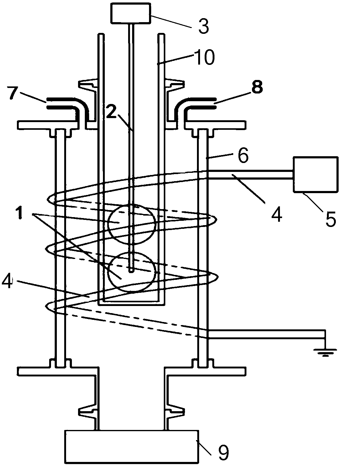 A device for enhancing electromagnetic radiation of a miniaturized omnidirectional antenna using plasma modulation