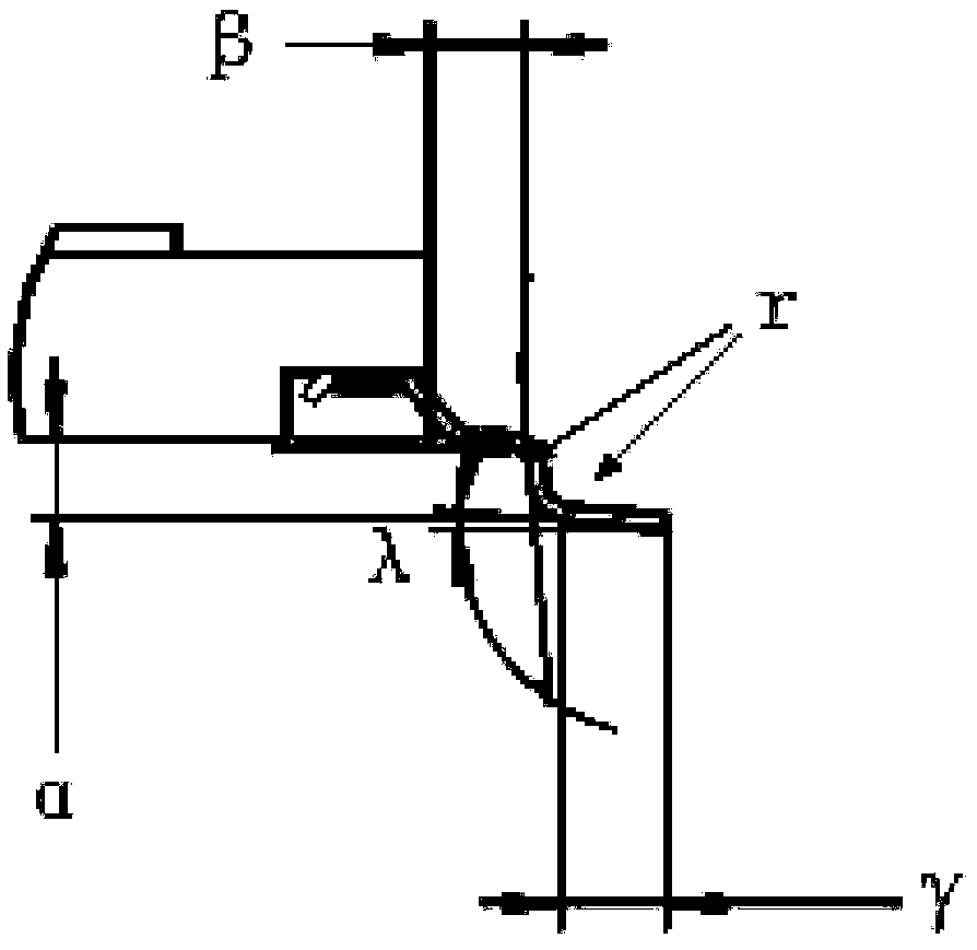 Wing-shaped lead SOP (small outline package) device and technological method for forming leads of wing-shaped lead SOP device