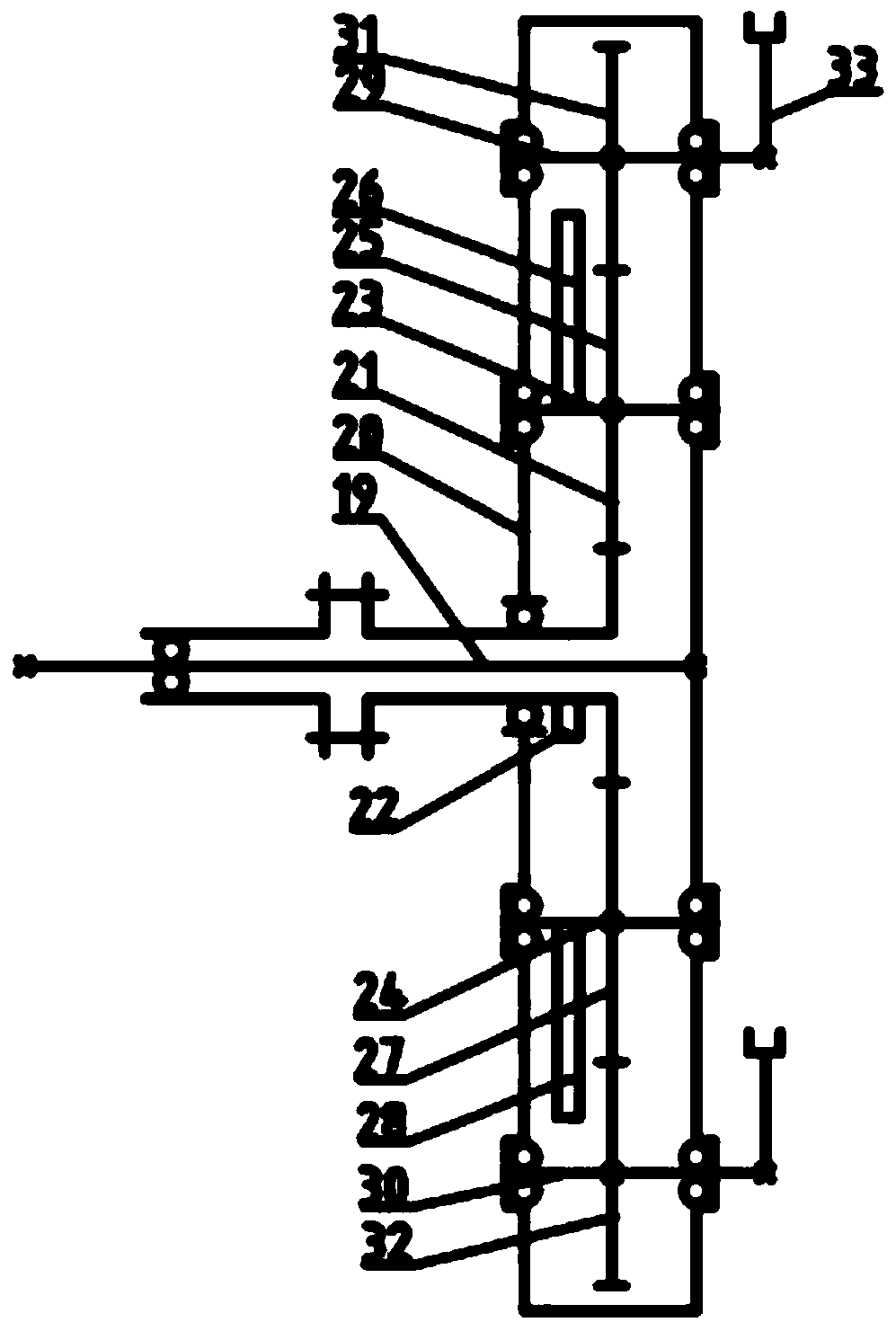 Coaxial double-rod ejection type elliptical-incomplete non-circular and circular gear planetary system seedling throwing mechanism