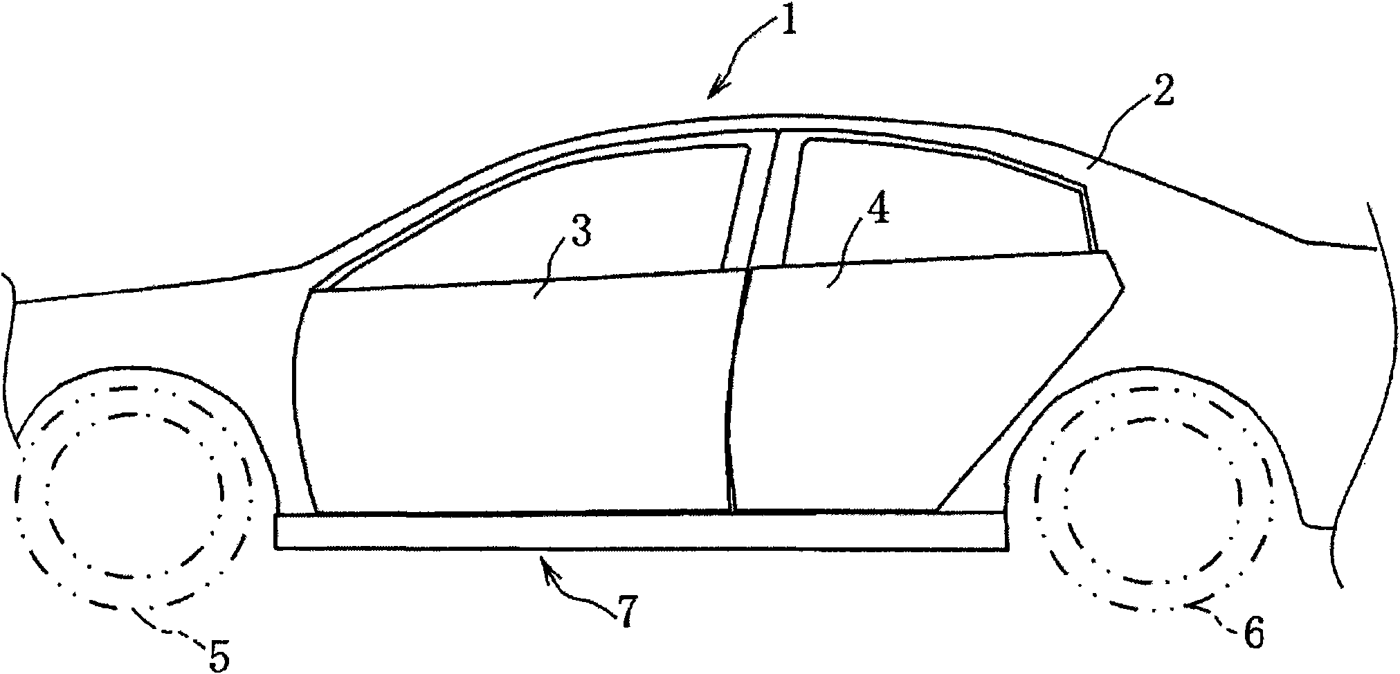 Side vehicle-body structure of automotive vehicle