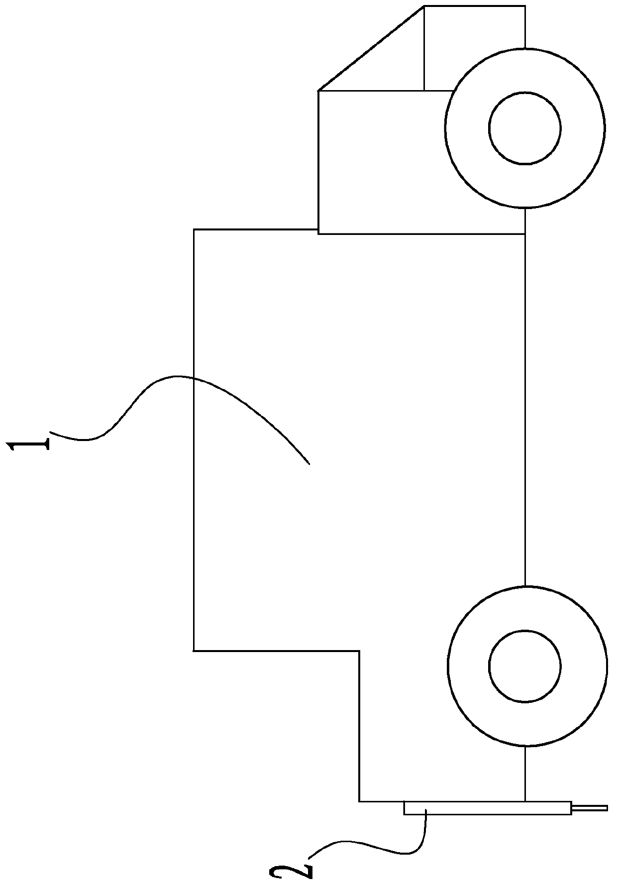 Highway pavement efficient cleaning and maintenance device