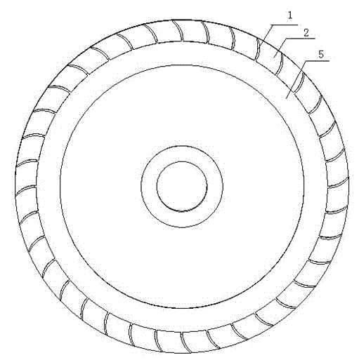 Balance disc used in solid-liquid two-phase flow conveying