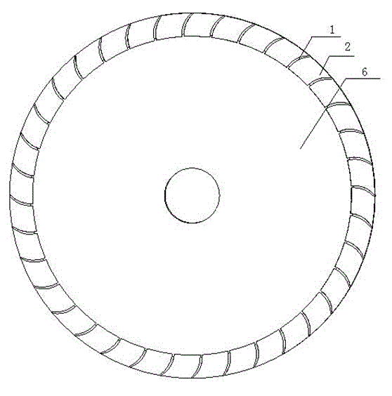 Balance disc used in solid-liquid two-phase flow conveying