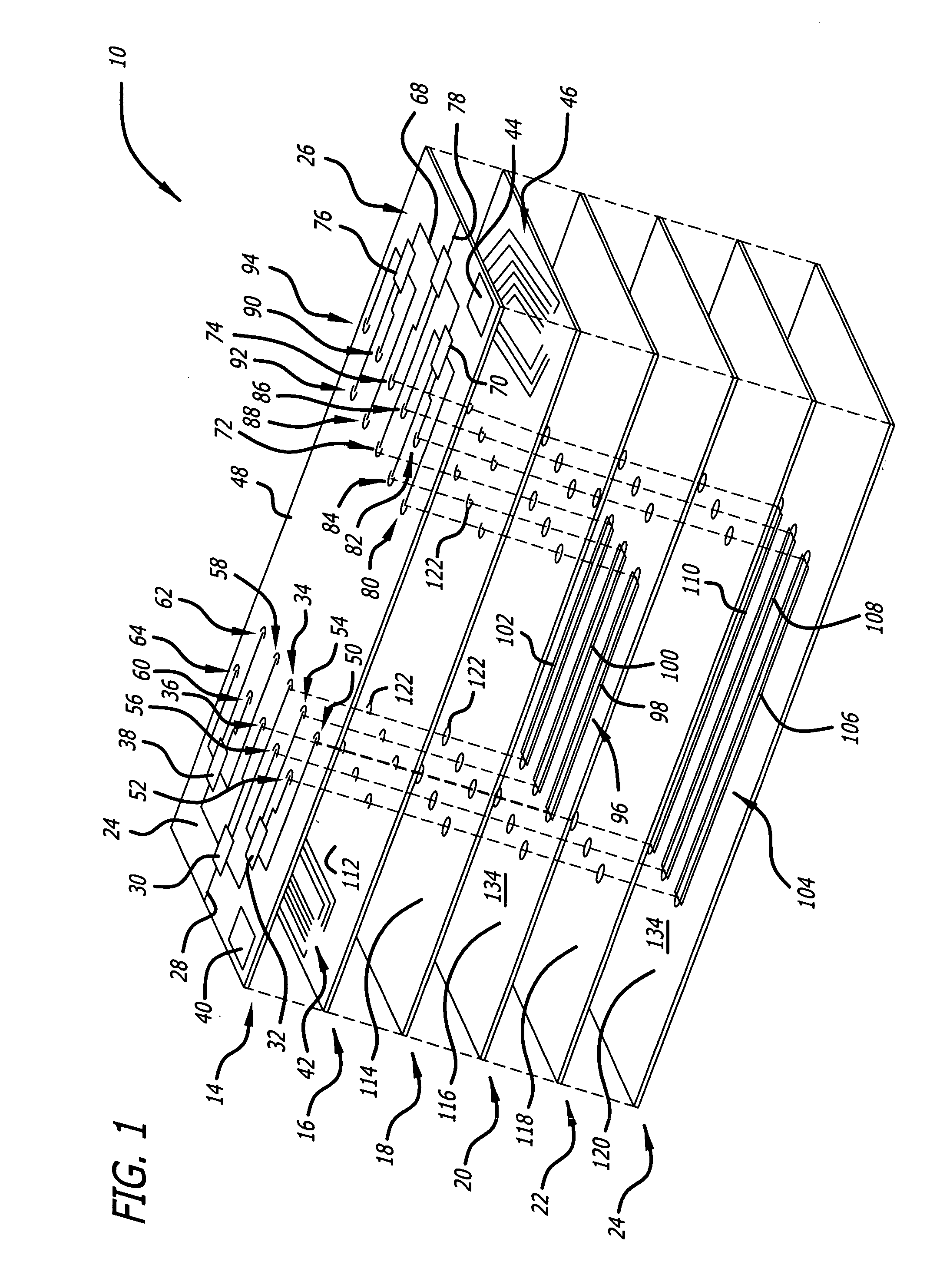 Compact multilayer circuit