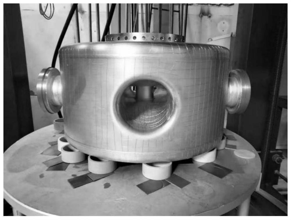 Preparation method of copper-niobium composite radio frequency superconducting resonant cavity