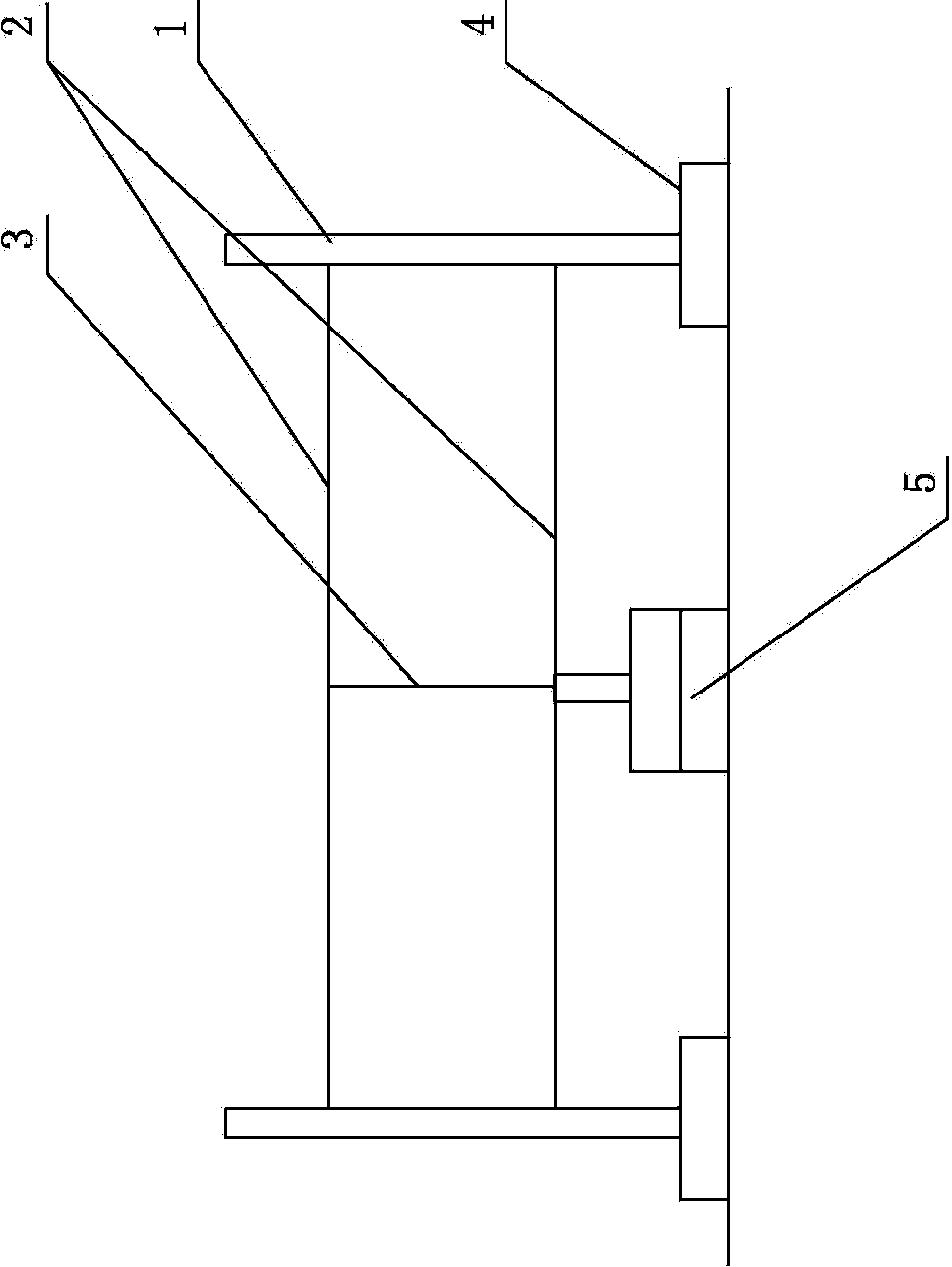 Large thin-wall revolving body type steel casting heat treatment fixture and application method thereof