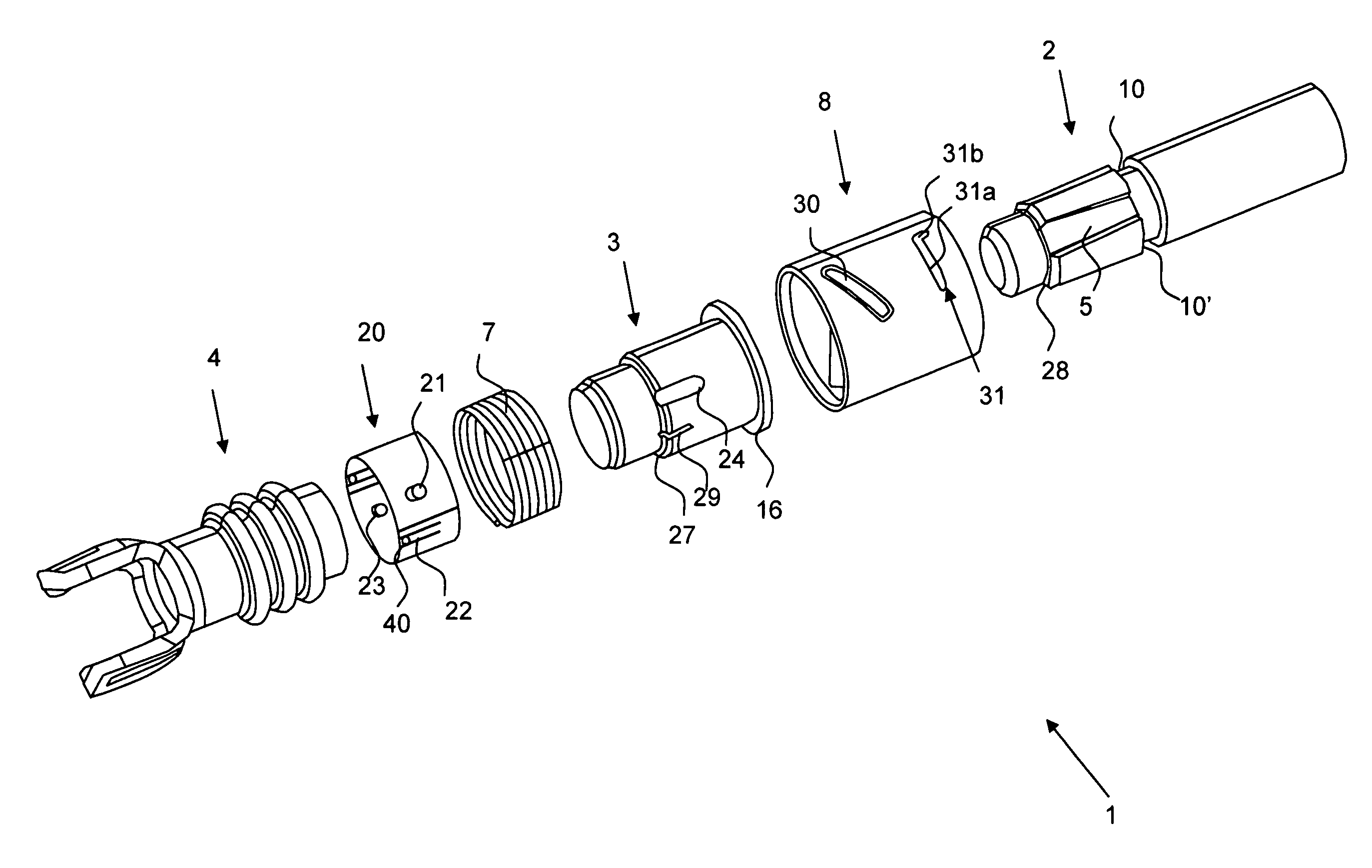 Steering spindle arrangement