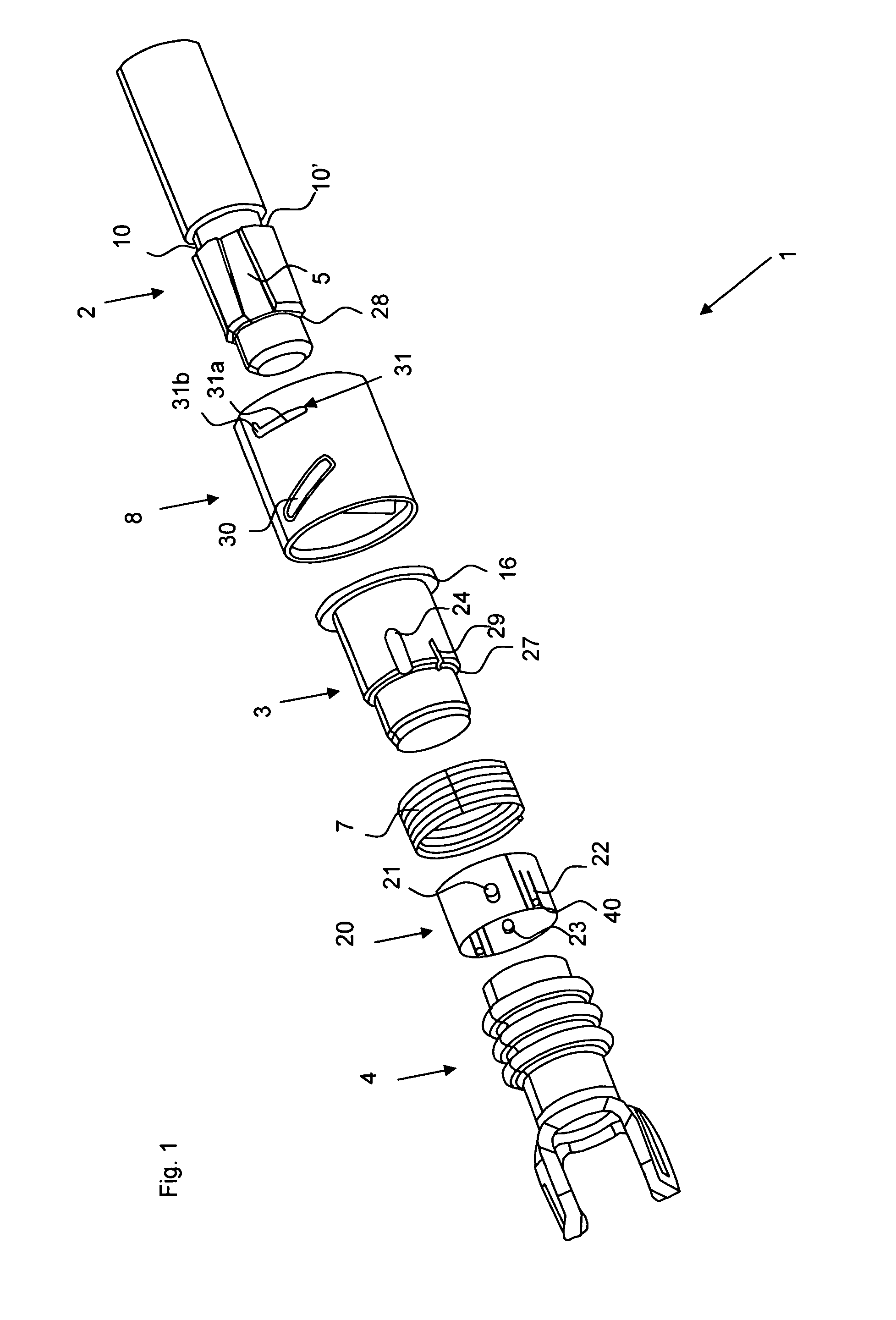 Steering spindle arrangement