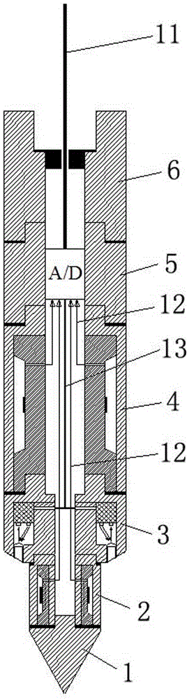 Detachable Visual Static Penetration Probe