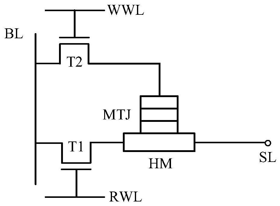 Nonvolatile memory circuit, and storage method and reading method thereof