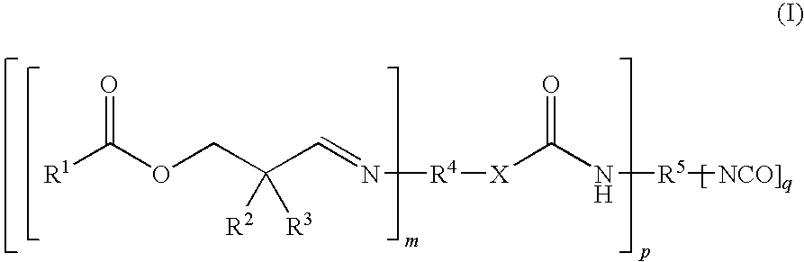 Moisture-Hardened Polyurethane Compositions Containing Compounds Comprising Aldimine