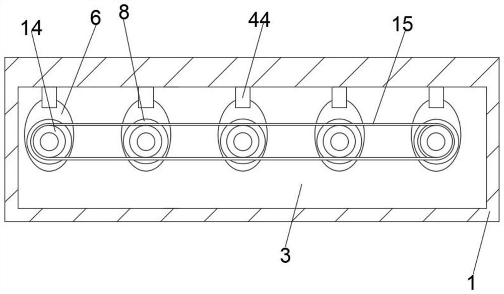 Flat-lying type back massage device for orthopedics department