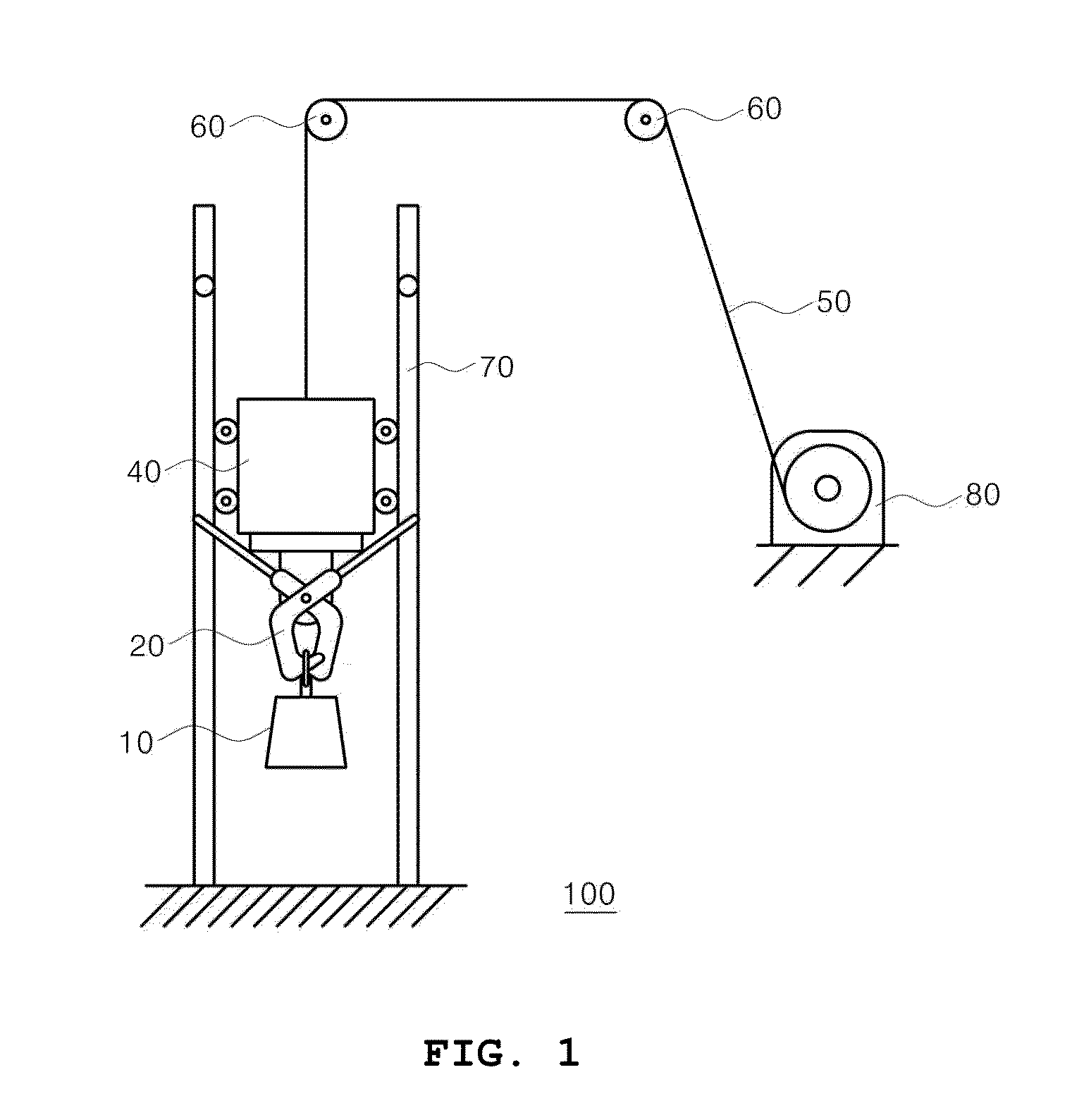 Free drop tester for allowing a free fall impact test of nuclear fuel pellet at adjustable angle
