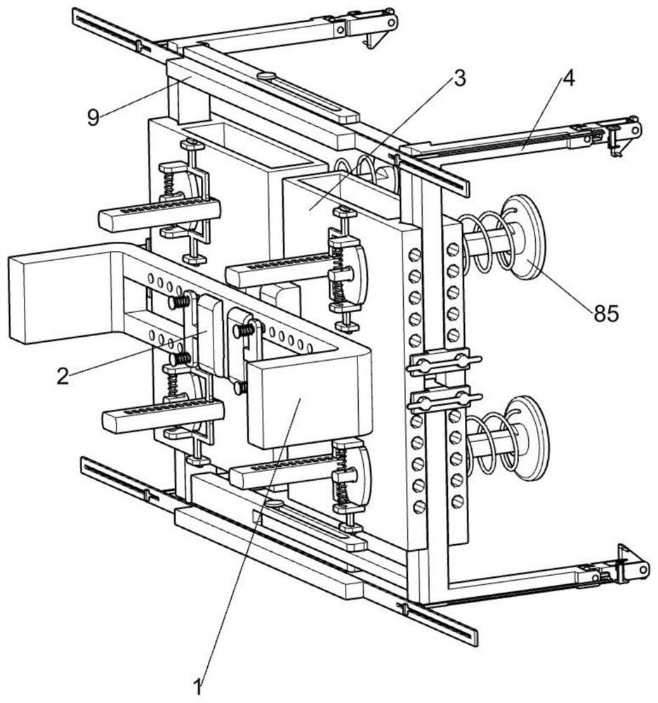 A non-ferrous metal forging drawing device