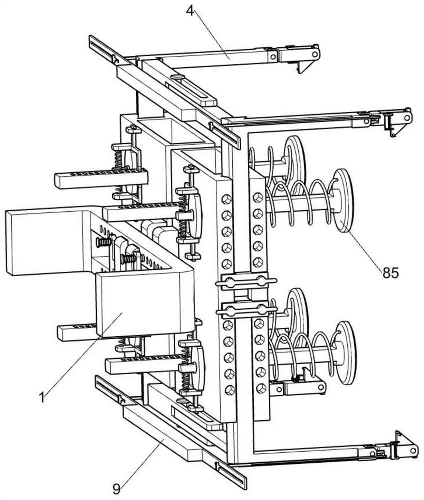 A non-ferrous metal forging drawing device