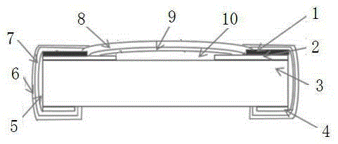 Anti-sulfuration plate-type thick film fixed resistor and production method thereof