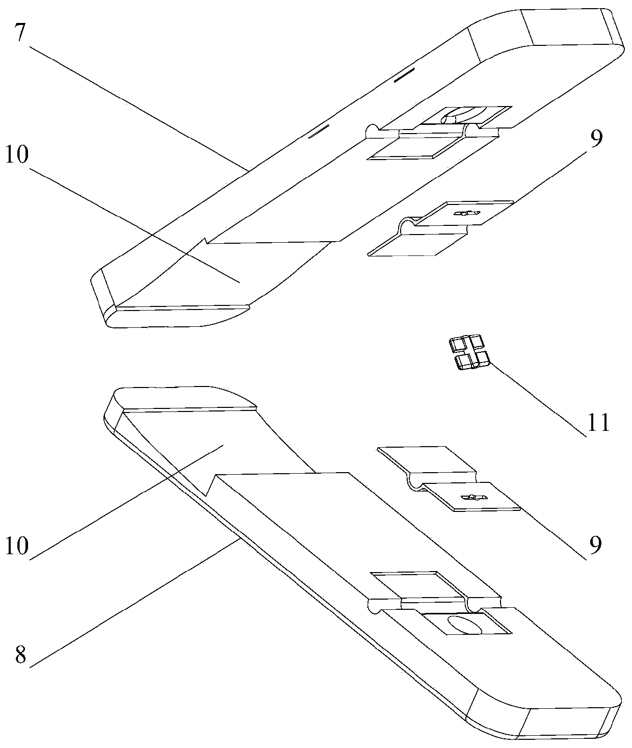 A device for folding wings of a fixed-wing aircraft