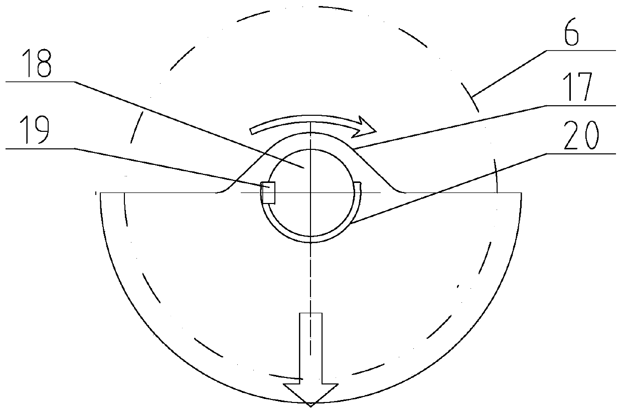 Directional vibratory drum capable of switching between rotation and reverse rotation