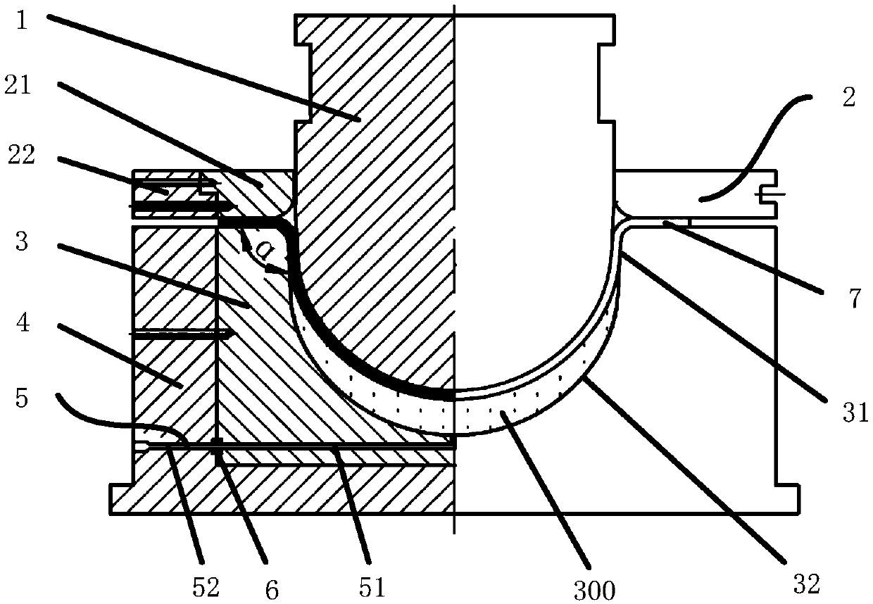 Liquid-filled forming method for rotary parts