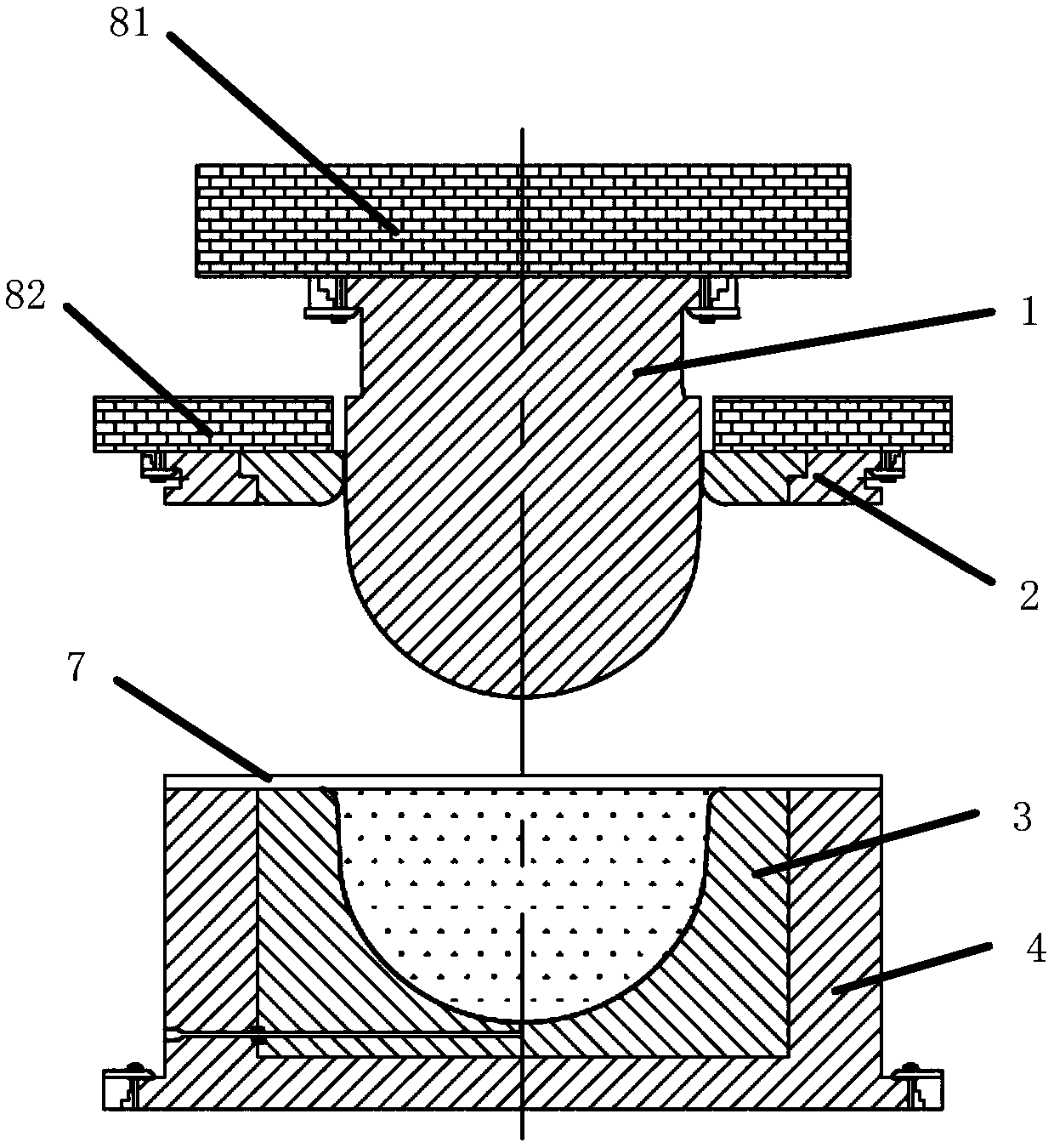 Liquid-filled forming method for rotary parts