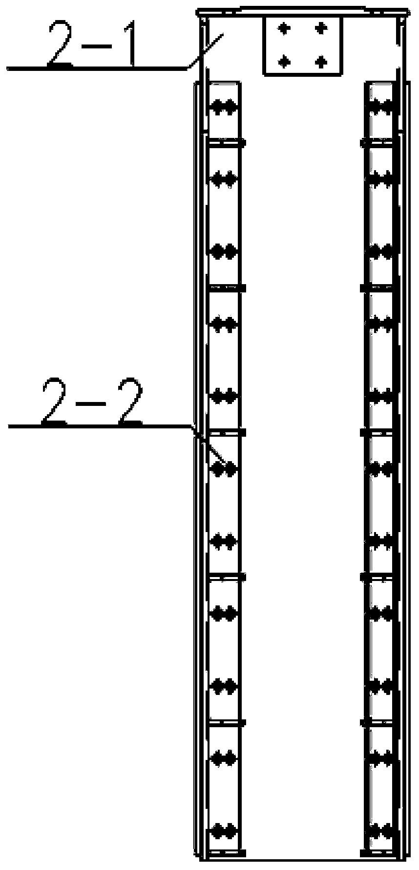 Rotatable hydraulic cantilever lifting device