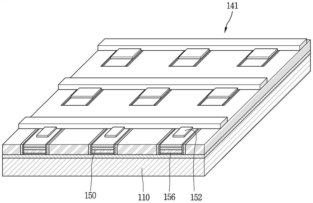 Display device using semiconductor light emitting element and method of manufacturing same