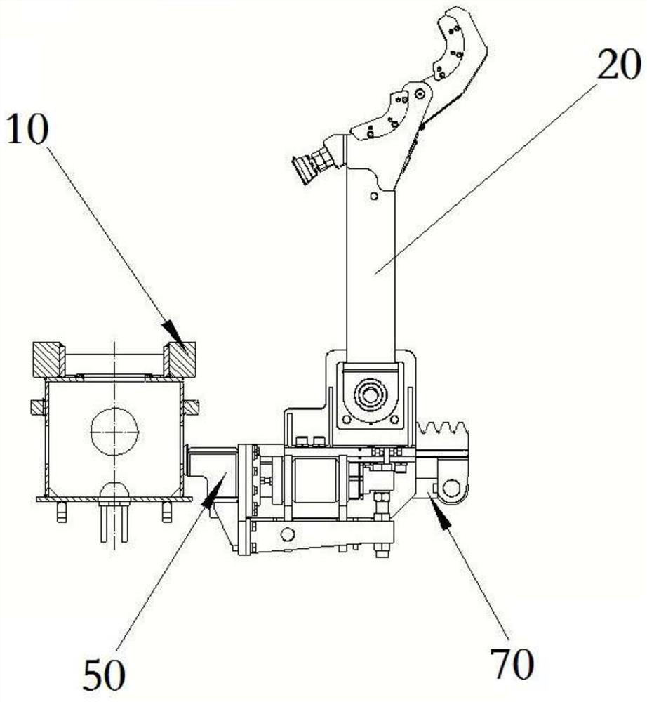 Rod feeding device of horizontal directional drilling machine
